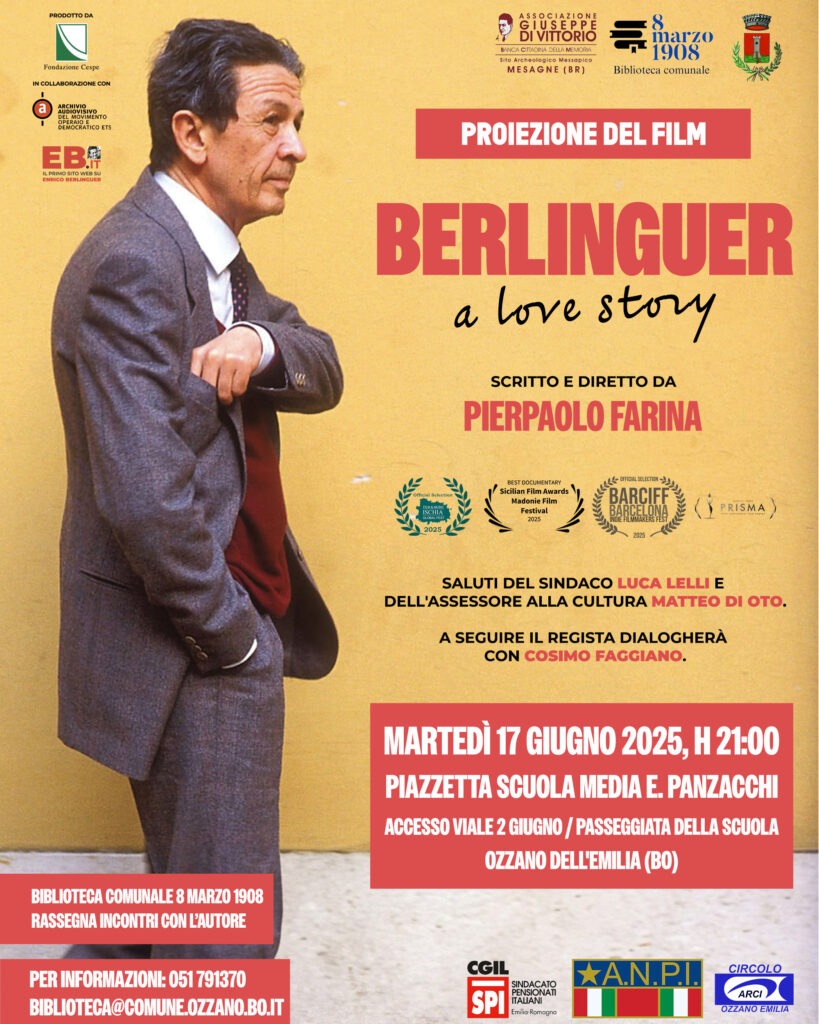 "Berlinguer. A Love Story", Ozzano dell'Emilia