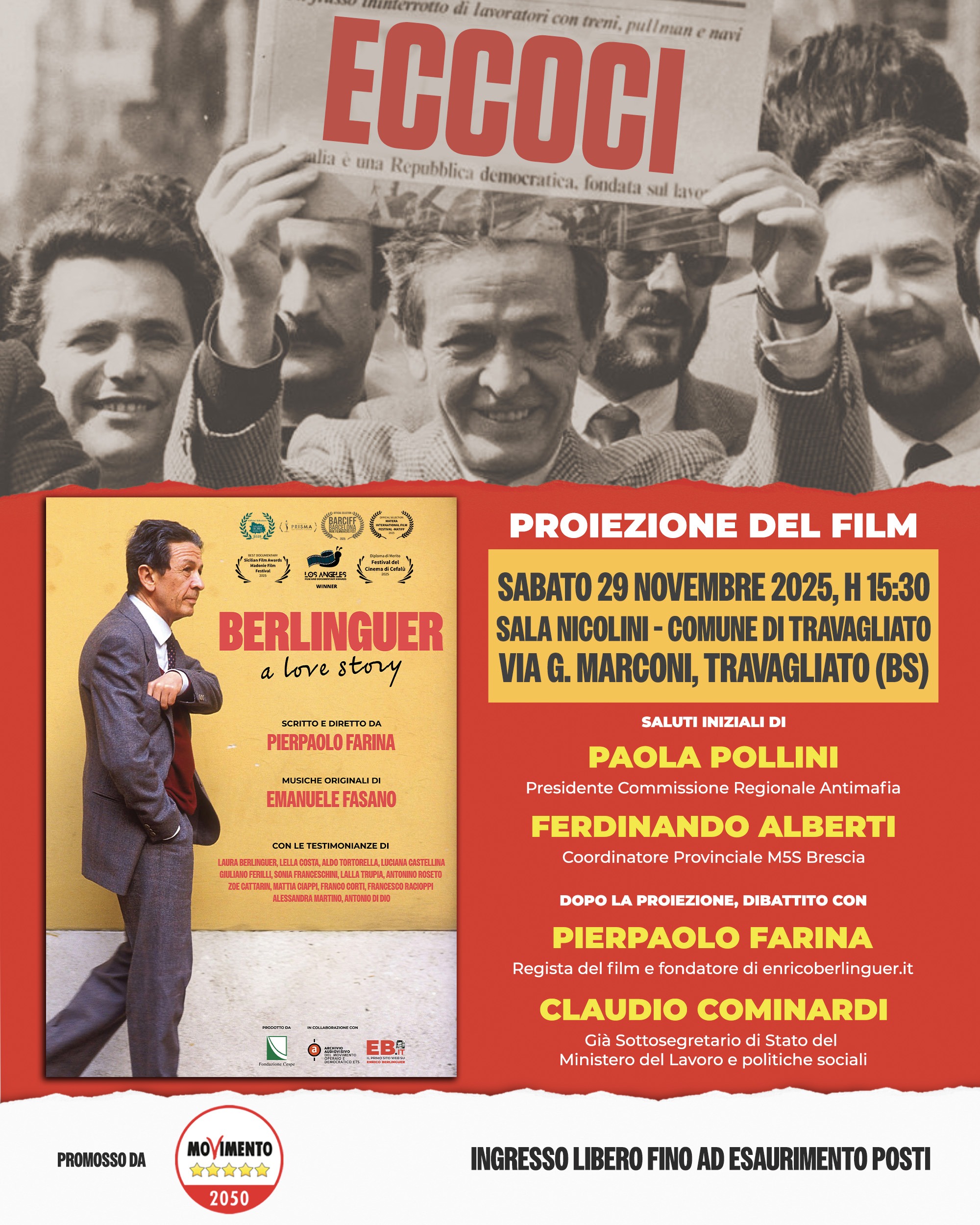 travagliato brescia berlinguer a love story